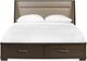 Riverside Furniture Monterey Queen Mink Upholstered Storage Bed-0