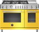Bertazzoni Professional Series 48" Yellow Pro Style Gas Range-0