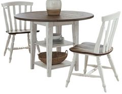 Liberty Furniture Al Fresco 3-Piece Graphite/Whitestone Dining Set
