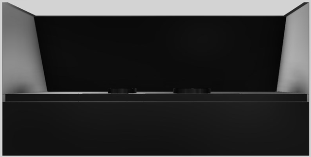Vent-A-Hood® 60" Wall Mounted Range Hood-Black-2