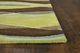 KAS Rugs Eternity Lime/Mocha Landscapes 5'x8' Rug-1