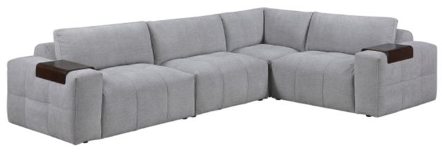 Homelegance® Tidal 4-Piece Gray Modular Sectional-0