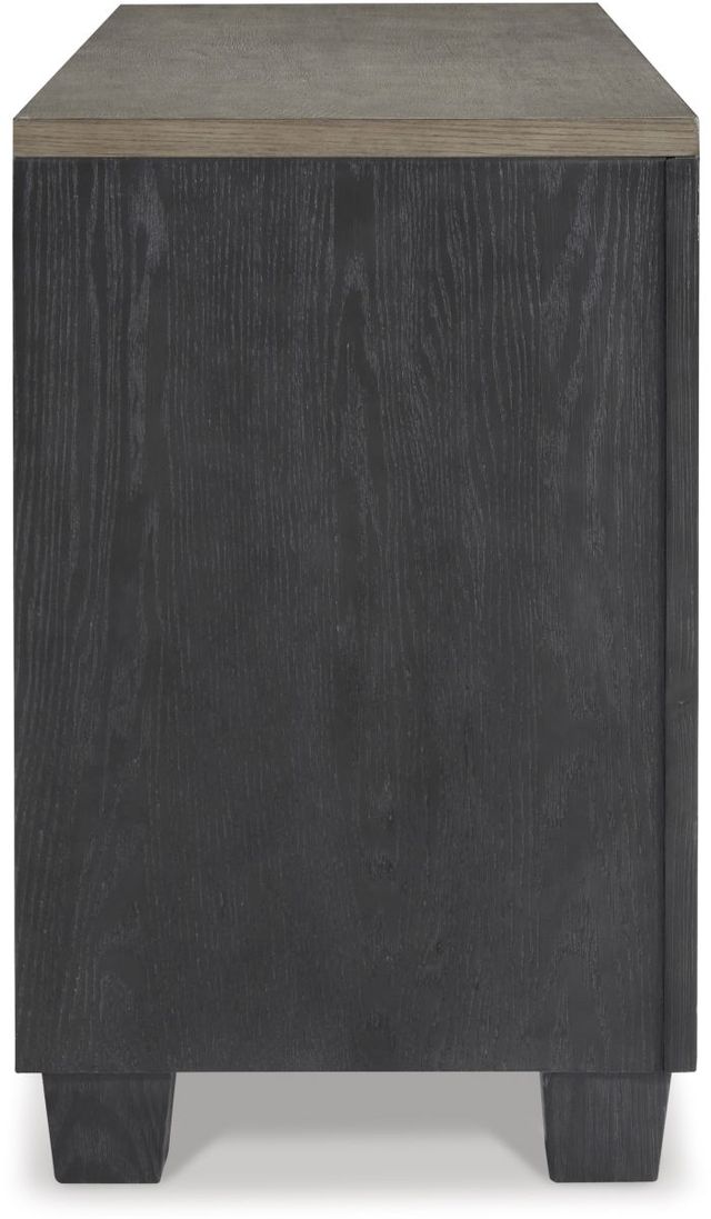 Signature Design by Ashley® Foyland Black/Brown Dining Server-2