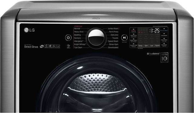LG 5.2 Cu. Ft. Graphite Steel Front Load Washer-2