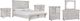 Signature Design by Ashley® Brashland 6-Piece White King Panel Bed Set-0