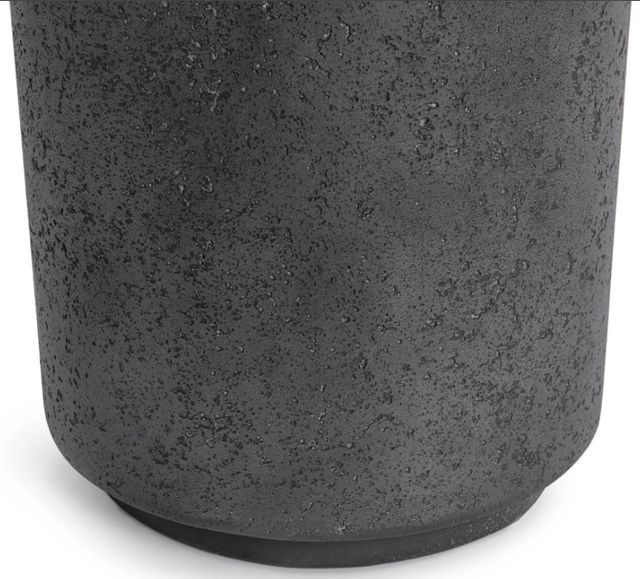 Classic Home Darsa Dark Gray Concrete Outdoor Accent Table-3