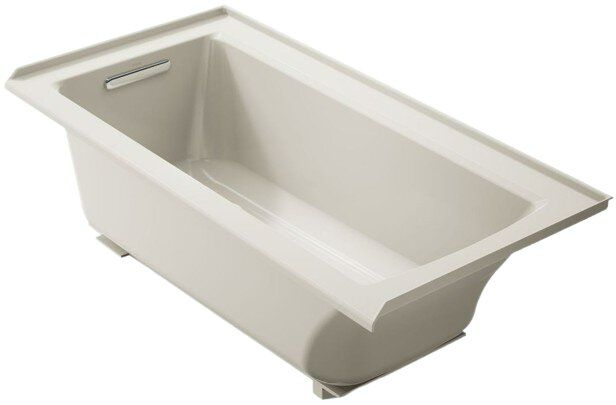 KOHLER® Archer® Biscuit 60" x 30" Alcove Bath - Left Drain-0