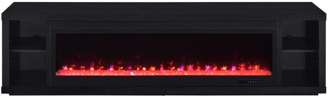 Coaster® Deiter Black Fireplace Media Console TV Stand-1