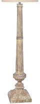 Lamps Per Se Antique White Distressed/Brown Floor Lamp-2