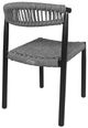 CabanaCoast® Customizable Breezeway Aluminum Outdoor Side Chair-4