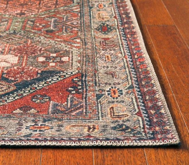 KAS Rugs London Multicolor Panel 5'x8' Area Rug-1