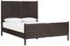 Four Hands Salado Heirloom Cigar/Rubbed Black Oak Queen Panel Bed-0