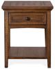 Magnussen Home® Bay Creek Toasted Nutmeg End Table-1