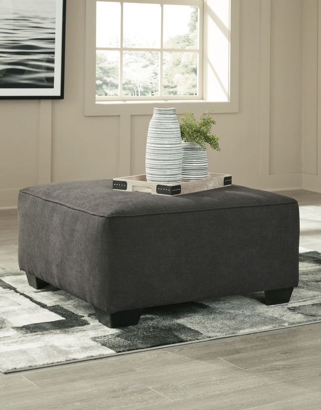 Signature Design by Ashley® Lucina Charcoal Oversized Accent Ottoman-2