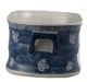  A & B Home 2-Piece Large and Small White/Blue Kelda Planters Set-3