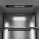 ZLINE Autograph Edition 24 in. 12.4 Cu. Ft. Panel Ready Column Freezer with Graphite Gray Interior and Champagne Bronze Accents-4