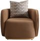 Michael Amini® Ariana Caramel/Gold Chair-2