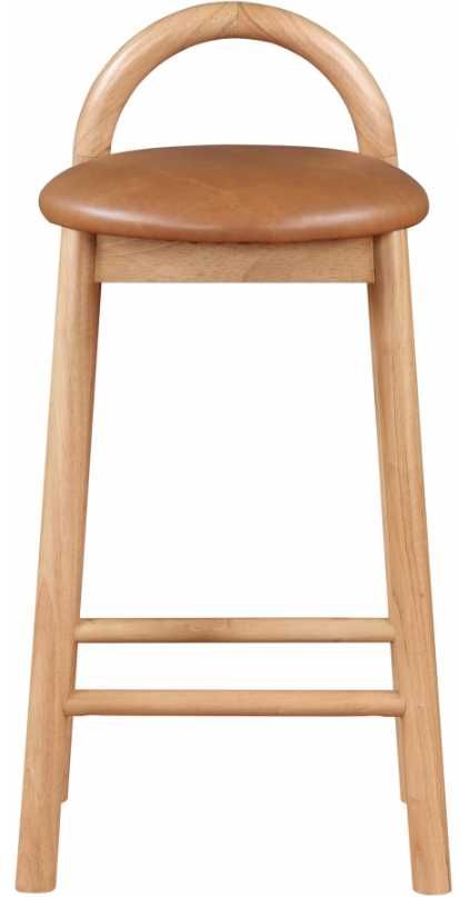 Meridian Furniture Calvin Natural Leather Counter Stool-1