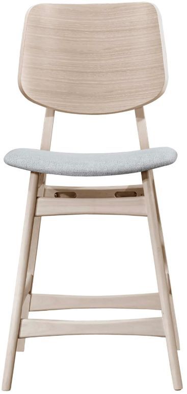 New Classic® Home Furnishings Oscar Gray/White Ash Counter Stool-2