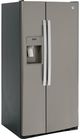 GE® 33" 23.0 Cu. Ft. Fingerprint Resistant Slate Side-by-Side Refrigerator-3