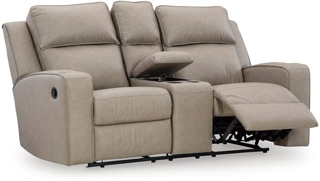 Signature Design by Ashley® Lavenhorne Pebble Reclining Loveseat with Console-3