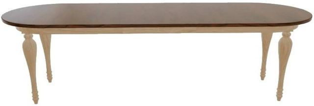 Mavin Customizable 84" Oval Extendable Dining Table with 2 Leaves-1