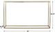 Uttermost® Redmond White Marble Top Console Table with Brass Frame-2