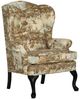 Best® Home Furnishings Field & Stream Home Sylvia ABX1 Wing Back Chair with Antique Black Legs-0
