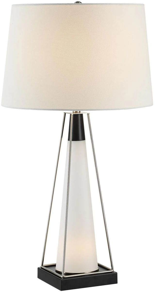 Renwil® Everren Navagio Matte Black/Nickel/White Table Lamp-1