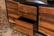 Coaster® Zara Black Walnut/Gold 2-Drawer Accent Cabinet-2