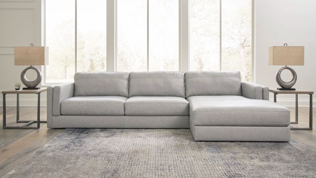 Signature Design by Ashley® Amiata 2-Piece Glacier Right-Arm Facing Sectional and Chaise-1