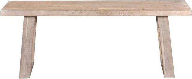 Moe's Home Collection Tanya Light Grey Dining Bench-1