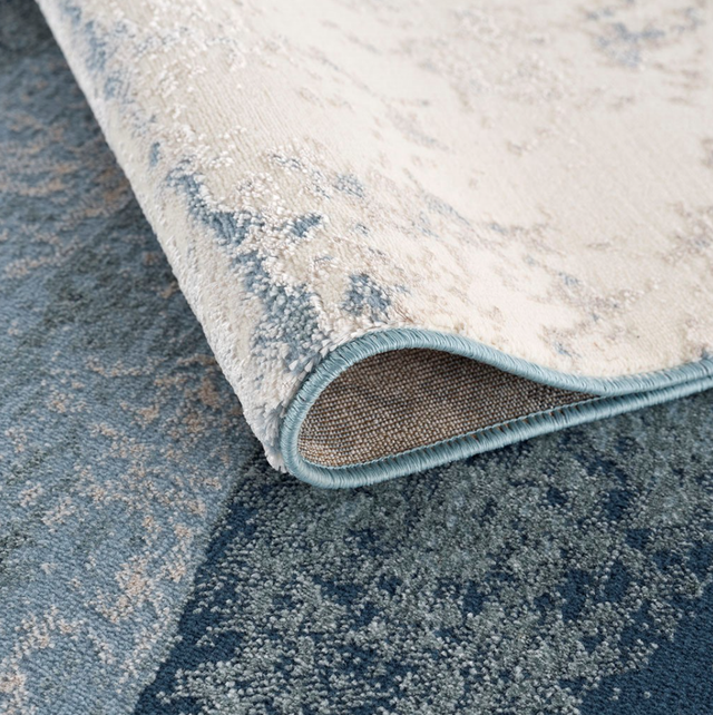 Olliix by Madison Park Grace Blue 6x9' Abstract Wave Area Rug-1