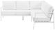 Linon Alora WhiteAluminum/Fabric Outdoor Sectional-4