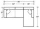 Jackson Furniture Harper 2-Piece Oyster Right-Arm Facing Loveseat Sectional and Chaise-1