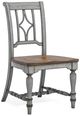 Flexsteel® Plymouth 5-Piece Medium Brown/Weathered Graywash Dining Set-2