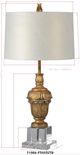Forty West Alice Clear/Gold Table Lamp-1