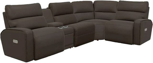 La-Z-Boy® Maddox Sable Reclining Sectional with Custom Layout Options-0