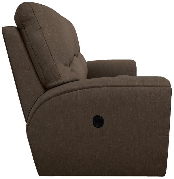 La-Z-Boy® Cassian Teak Manual Reclining Loveseat-3