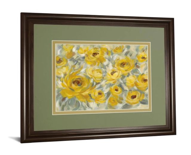 Classy Art Yellow Roses by Silvia Vassileva Wall Art-1