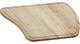 Elkay® Hardwood Light Brown 18.19" x 17.81" x 1" Cutting Board-0