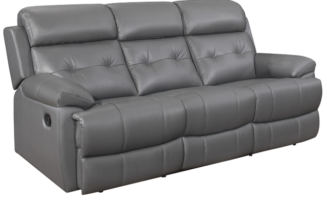 Homelegance® Lambent Dark Gray Double Reclining Sofa-0