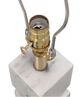 A & B Home Gold/White Marble Cube Table Lamp-5
