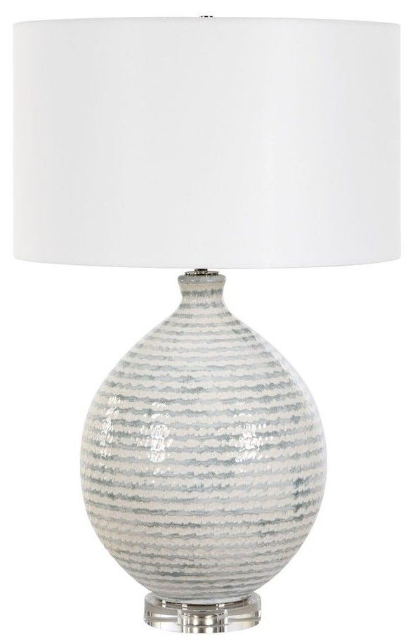 Uttermost® Clary Gray/White Table Lamp-0