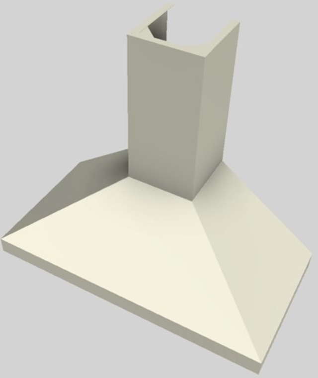 Vent-A-Hood® K Series 42" Biscuit Wall Mounted Range Hood-1
