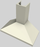 Vent-A-Hood® K Series 42" Biscuit Wall Mounted Range Hood-1