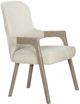 New Classic® Home Furnishings Gwendolyn Cerused Taupe Dining Arm Chair-0