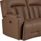 Best® Home Furnishings Customizable Suitably Leather Power Reclining Space Saver Loveseat with Tilt Headrest-1