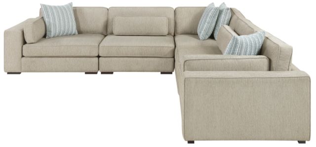 Homelegance® Livia 3-Piece Beige Sectional-2