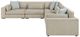 Homelegance® Livia 3-Piece Beige Sectional-2